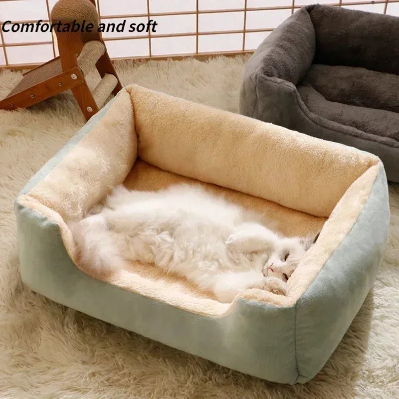 Ninho Confort Cat – Cama de Pelúcia para Gatos e Cachorros